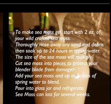 Load image into Gallery viewer, RAW Unrefined Organic Jamaican" Irish" Sea Moss