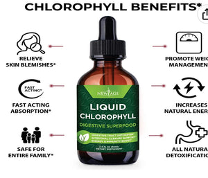 Chlorophyll Liquid Drops