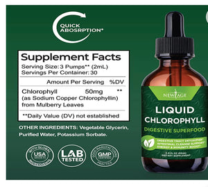 Chlorophyll Liquid Drops