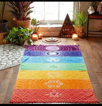 Load image into Gallery viewer, 7 Chakras Meditation Mat
