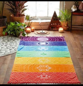 7 Chakras Meditation Mat