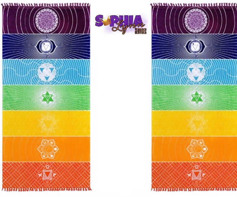 7 Chakras Meditation Mat