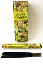 Load image into Gallery viewer, MONEY DRAWING INCENSE- DRAW GOOD LUCK AND MONEY
